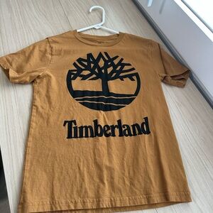 Timberland Kids Tan Logo Tee